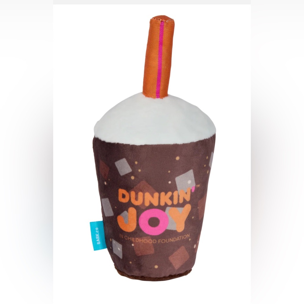Dunkin x Bark - Cold Brew Iced Coffee Dog Toy